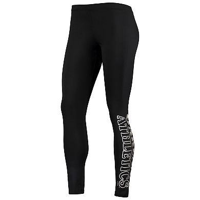 Women's G-III 4Her by Carl Banks Black Oakland Athletics Stadium Lightweight Leggings