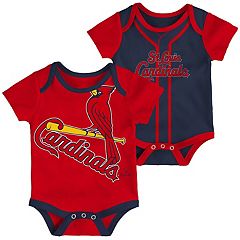 Outerstuff Newborn & Infant Red/Heather Gray St. Louis Cardinals Little Fan Two-Pack Bodysuit Set at Nordstrom, Size 0-3 M