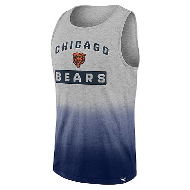 Men's Fanatics Branded Heathered Gray/Navy Chicago Bears Our Year Tank Top
