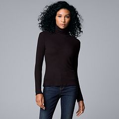 Plus Size Lands' End Silk Interlock Turtleneck Long Underwear