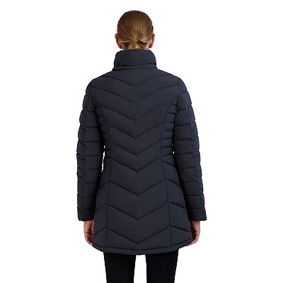 Women s Halitech Faux Fur Hood Stretch Puffer Jacket