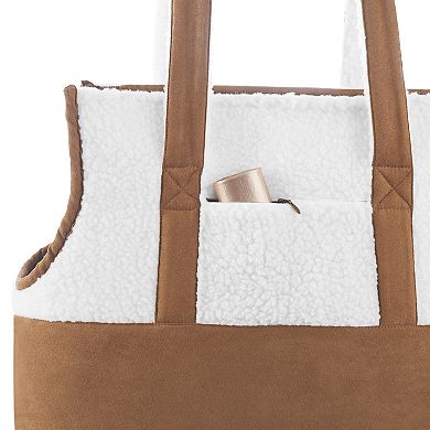 Koolaburra by UGG Faux Suede and Sherpa Pet Carrier