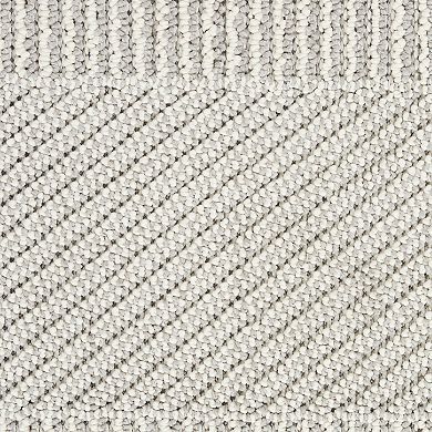 Nourison Elwood Textured Geometric Tassel5'3'' x 7'11'' Indoor Rug