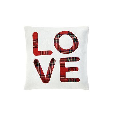Cuddl Duds® Cozy Soft Love Applique Throw Pillow