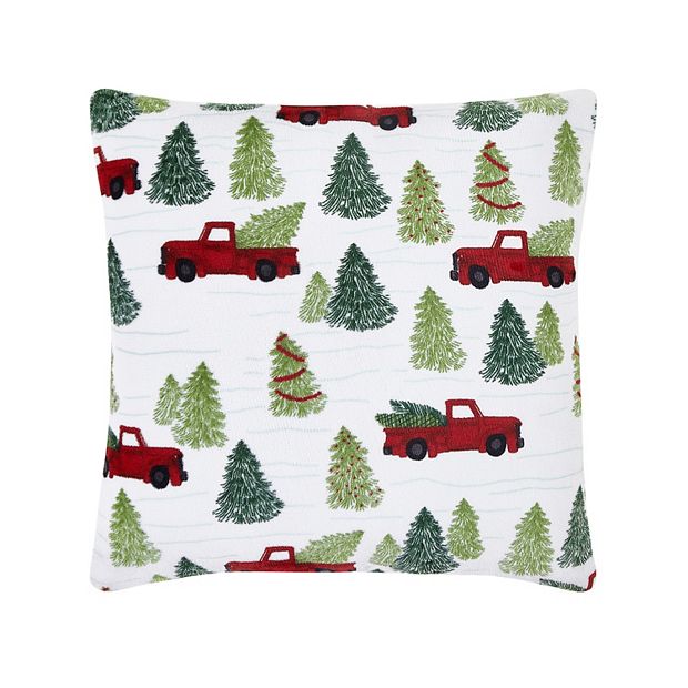 Christmas Tree Throw Pillow Soft And Comfortable Christmas