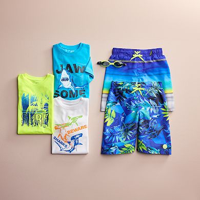 Boys 4-20 ZeroXposur Surfer Swim Shorts