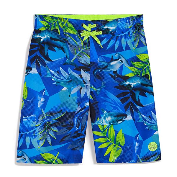 Boys 8-20 ZeroXposur Tropical Flower Swim Shorts