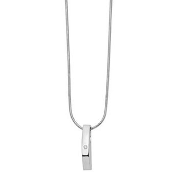 White Ice Sterling Silver Diamond Accent Necklace