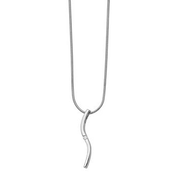 White Ice Sterling Silver Diamond Accent Necklace
