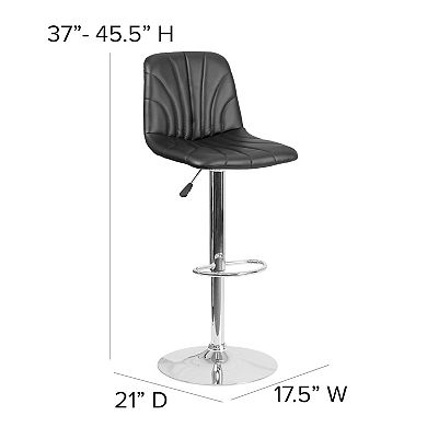 Flash Furniture Contemporary Adjustable Height Bar Stool