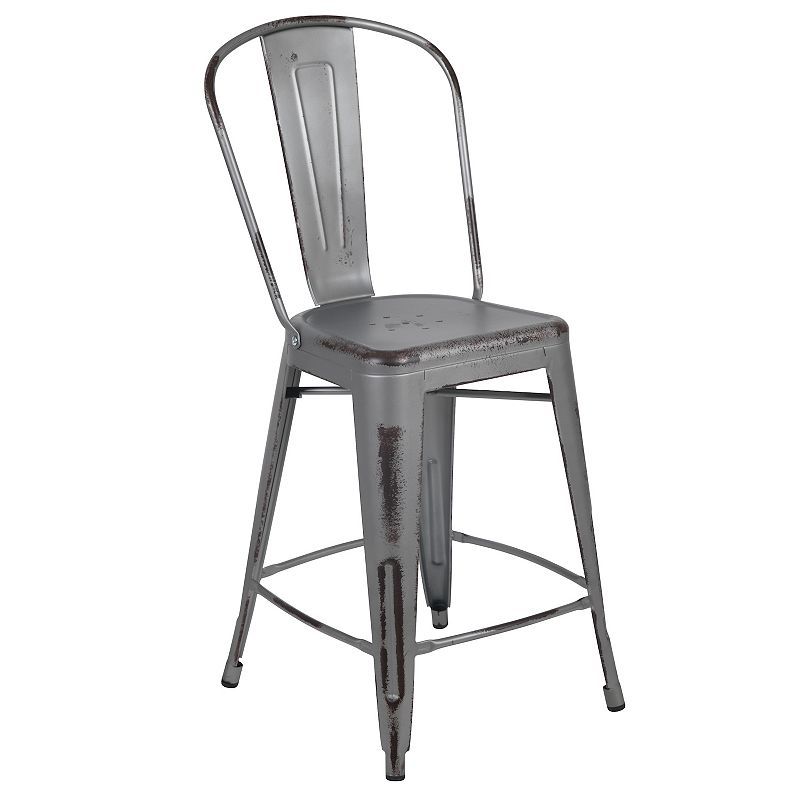 75058038 Flash Furniture Commercial Distressed Indoor / Out sku 75058038