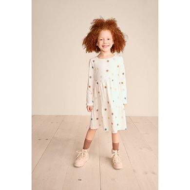 Girls 4-8 Little Co. by Lauren Conrad Organic Long-Sleeve Tiered Dress