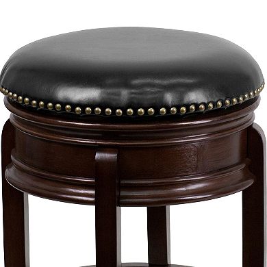 Flash Furniture Backless Cappuccino Swivel Counter Stool