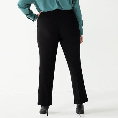 nine west boot cut dress pants Women's Nine West Slouchy Cyndi Brown Pinstripe Bootcut Dress Pants 6P 6  Petite