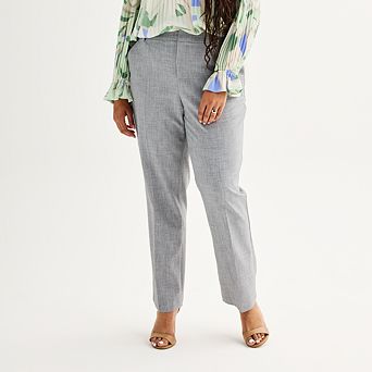 Plus Size Nine West Barely Bootcut Pants