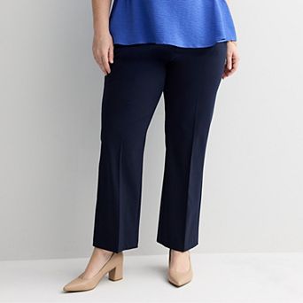 Plus Size Nine West Barely Bootcut Pants