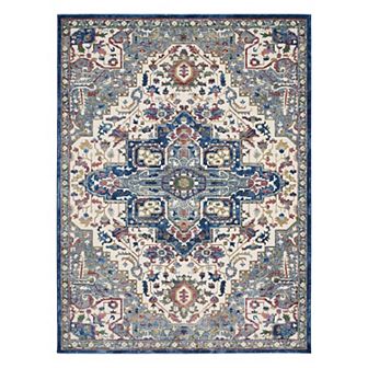 Nourison Global Vintage Ornamental Medallion Indoor Rug