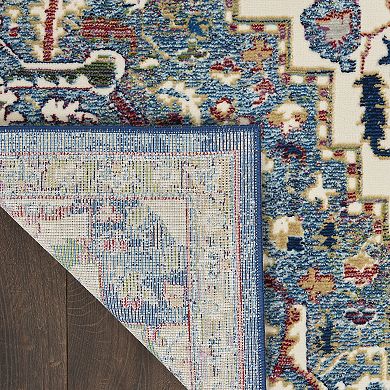 Nourison Global Vintage Ornamental Medallion Indoor Rug