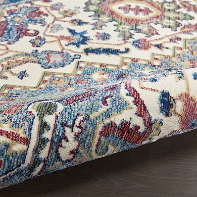 Nourison Global Vintage Ornamental Medallion Indoor Rug