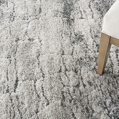 Nourison Luxurious Shag Abstract Pour Indoor Rug
