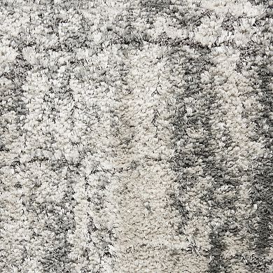 Nourison Luxurious Shag Abstract Pour Indoor Rug