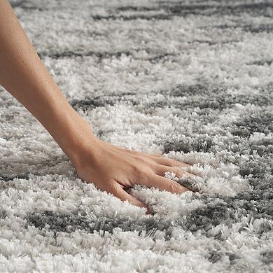 Nourison Luxurious Shag Abstract Indoor Rug