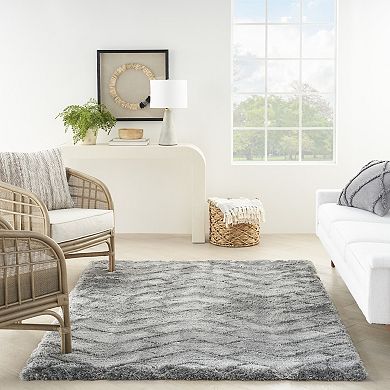 Nourison Luxurious Shag Arrow Indoor Rug