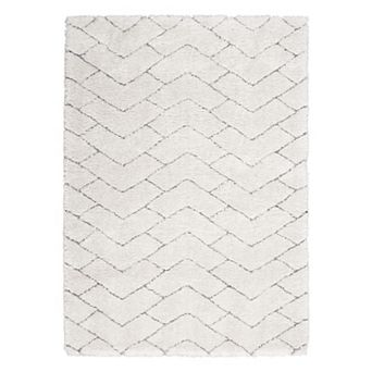Nourison Luxurious Shag Arrow Indoor Rug
