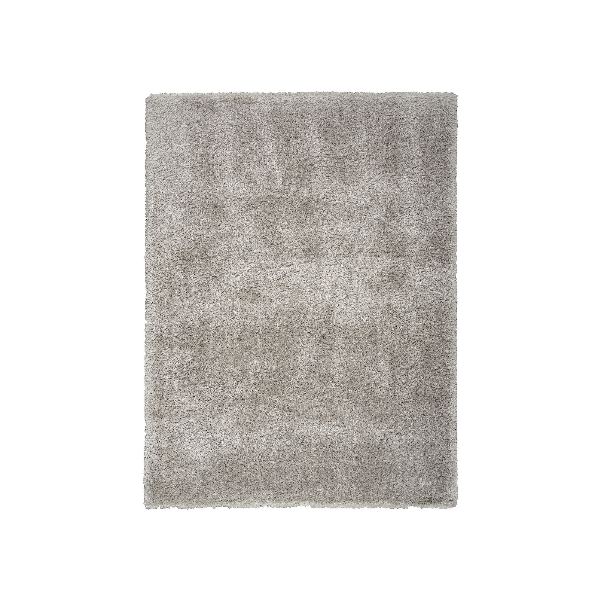 Nourison Luxurious Shag Solid Indoor Rug, Silver