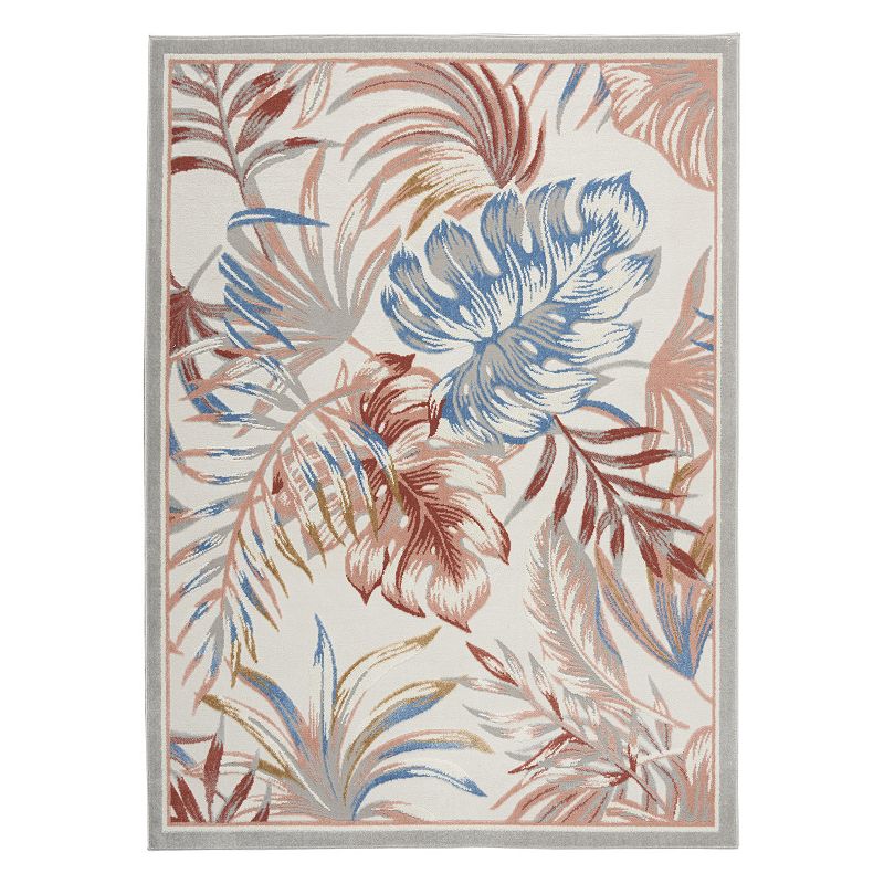 Nourison Pompeii Tropical Indoor Rug, Multicolor, 5X7 Ft