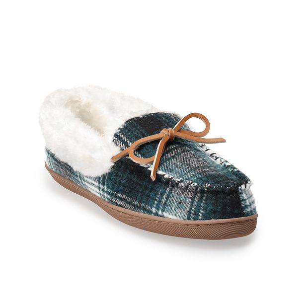 Plaid moccasins sale