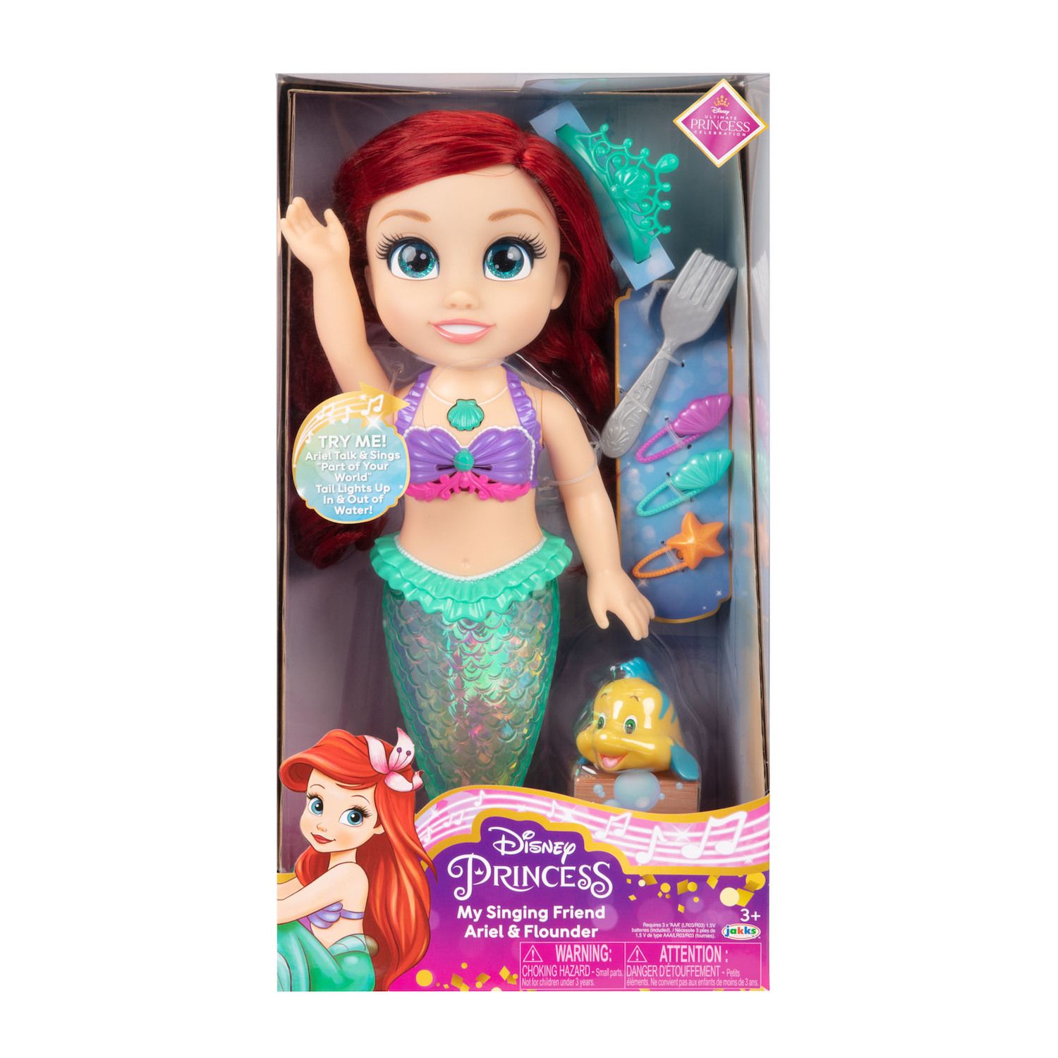 ariel and flounder toys