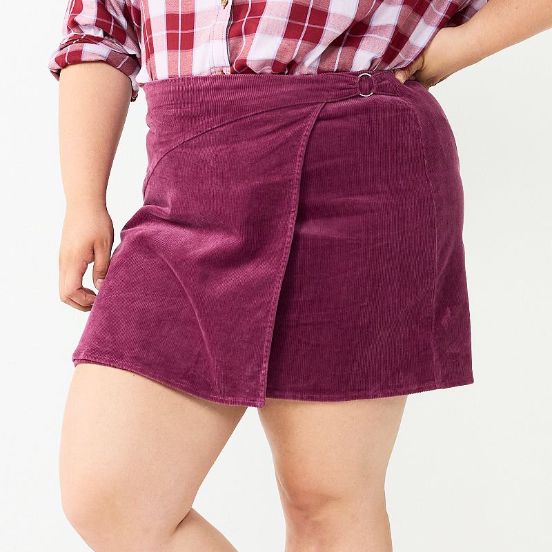 Kohls 2024 burgundy skirt