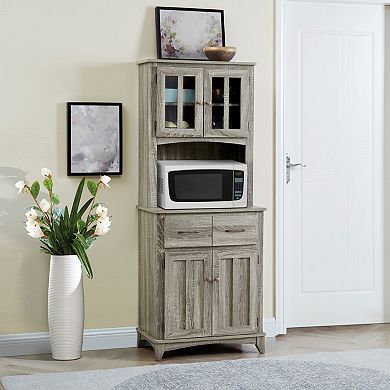 Microwave Stand Storage Cabinet