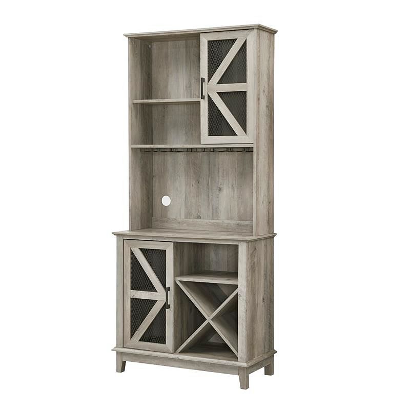 29040573 Farmhouse Bar Storage Cabinet, Grey sku 29040573