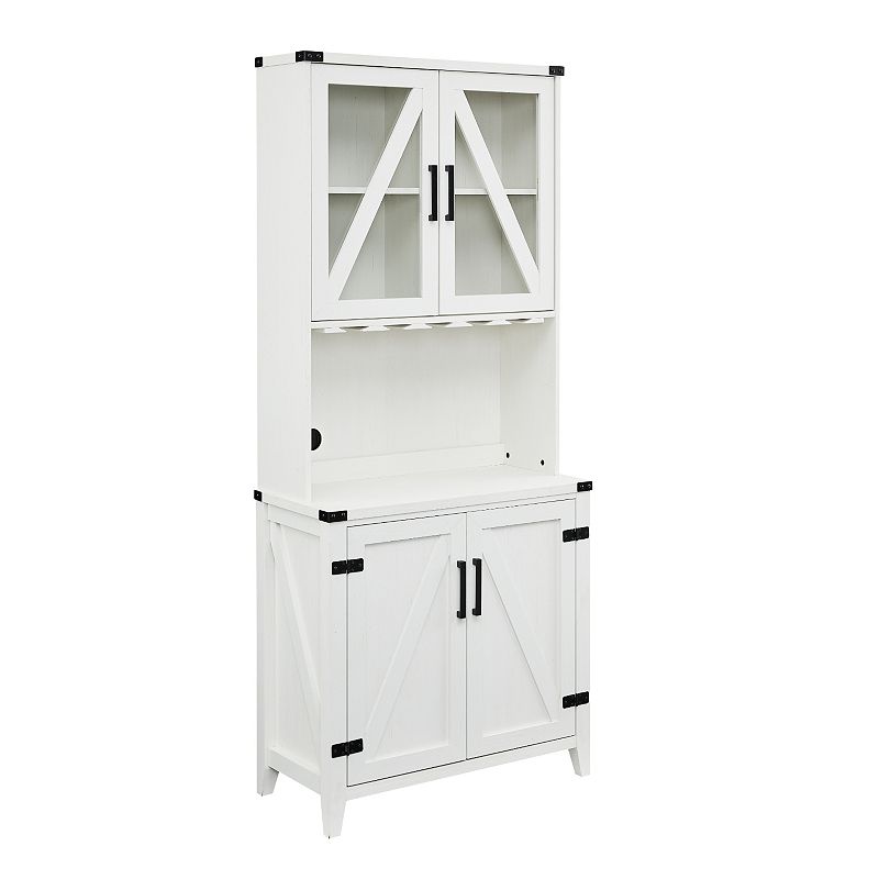 46969646 Rustic Bar Storage Cabinet, White sku 46969646
