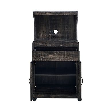 Classic Microwave Cart Storage Cabinet