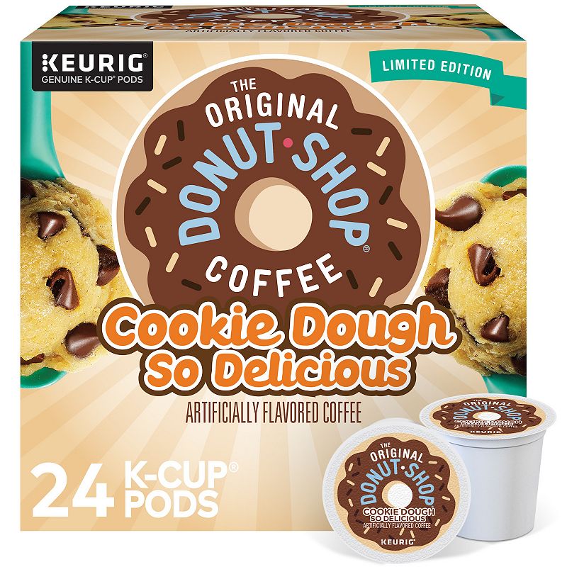 The Original Donut Shop Cookie Dough So Delicious Flavored Coffee, Keurig K
