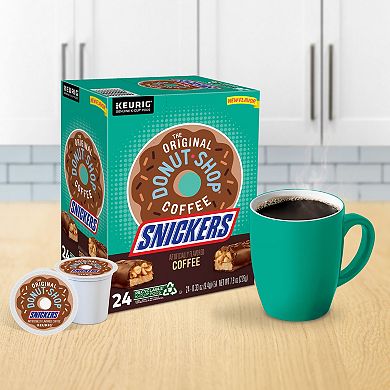 The Original Donut Shop Snickers Flavored Coffee, Keurig® K-Cup® Pods, Light Roast, 24 Count