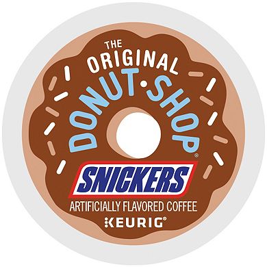 The Original Donut Shop Snickers Flavored Coffee, Keurig® K-Cup® Pods, Light Roast, 24 Count