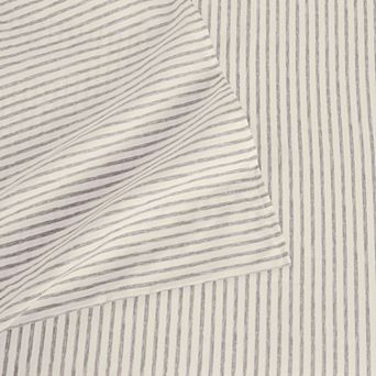 Madelinen® Evette Striped Microfiber Sheet Set with Pillowcases