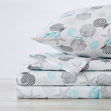 Madelinen?? Newport Coastal Microfiber Sheet Set with Pillowcases