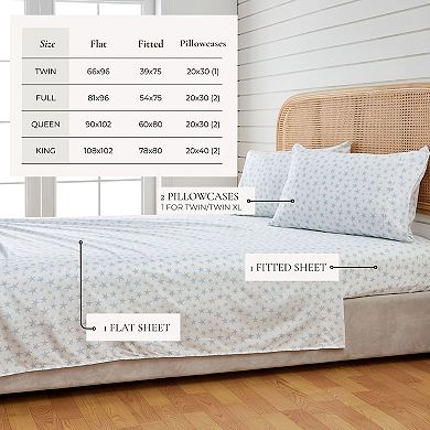 Madelinen® Newport Coastal Microfiber Sheet Set with Pillowcases