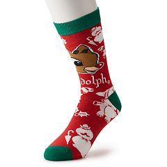 Women's ZooZatz Louisville Cardinals Fuzzy Buffalo Check Crew Socks