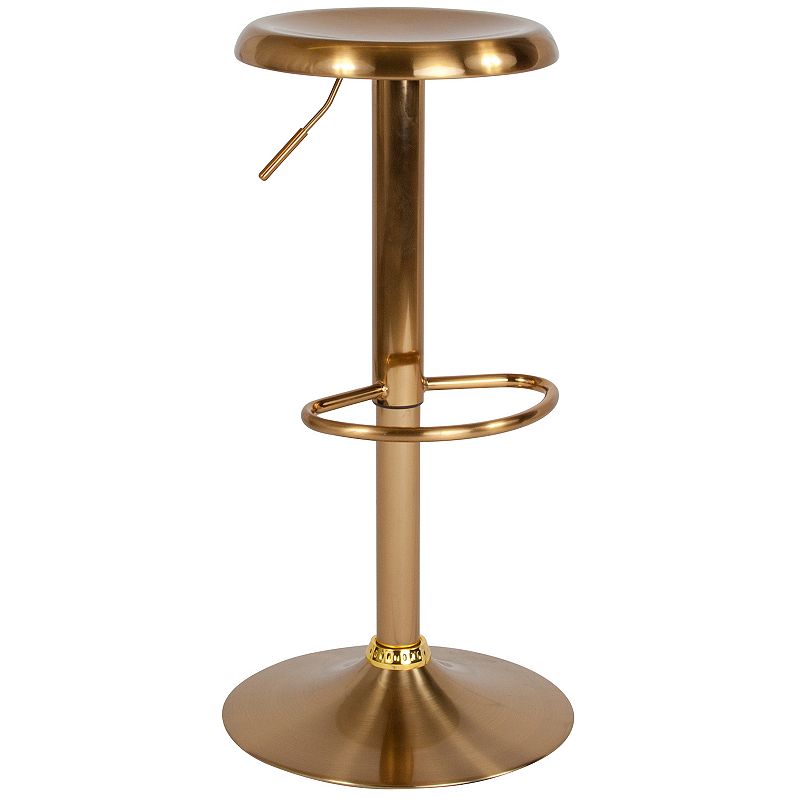 Flash Furniture Madrid Retro Adjustable Barstool  Gold