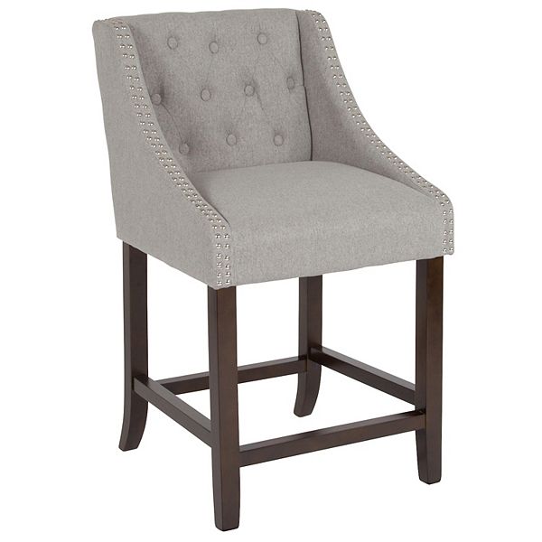 Flash Furniture Carmel Tufted Counter Stool