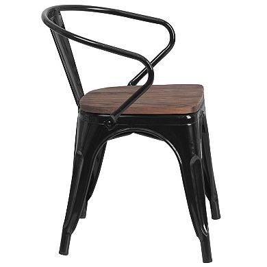 Flash Furniture Mixed Media Dining Chair