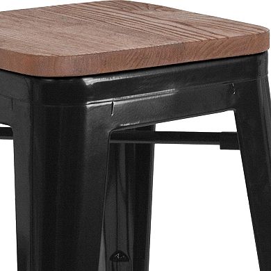 Flash Furniture Backless Mixed Media Counter Stool