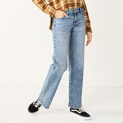 Juniors' SO® Low-Rise Baggy Dad Jean