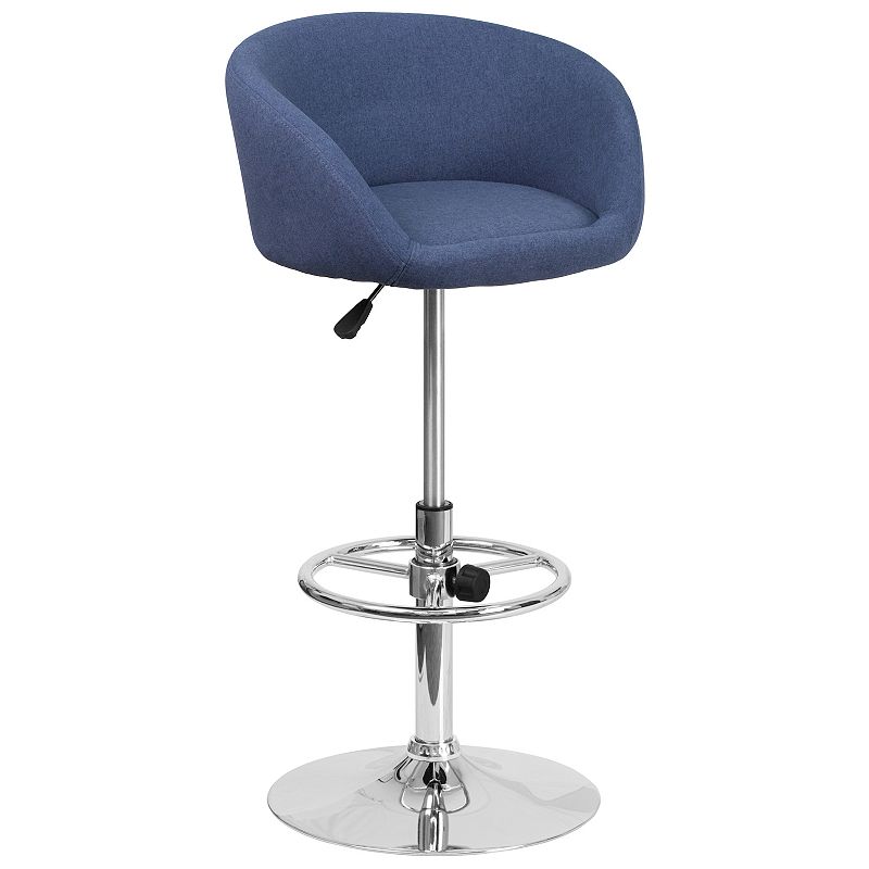 Flash Furniture Stylish Adjustable Height Bar Stool, Blue